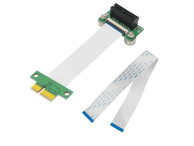 PCI e riser Extension Cable PCIe riser Adapter Card PCIe to PCI express 1x Extender Flexible PC Cable for Graphics CardPeriphera