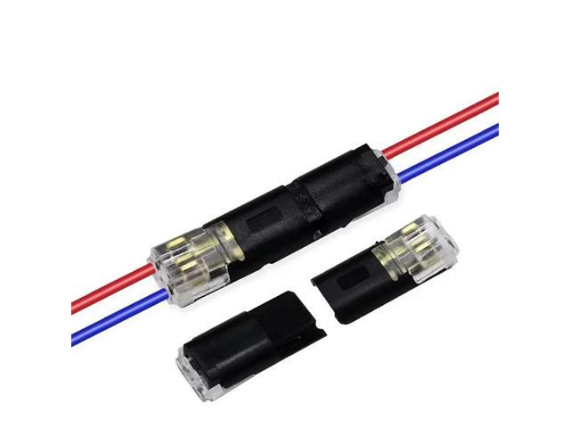 Waterproof 2Pin Way Plug 100Pcs Electrical Connector Car Wire Cable Connector Strip Terminal Connection