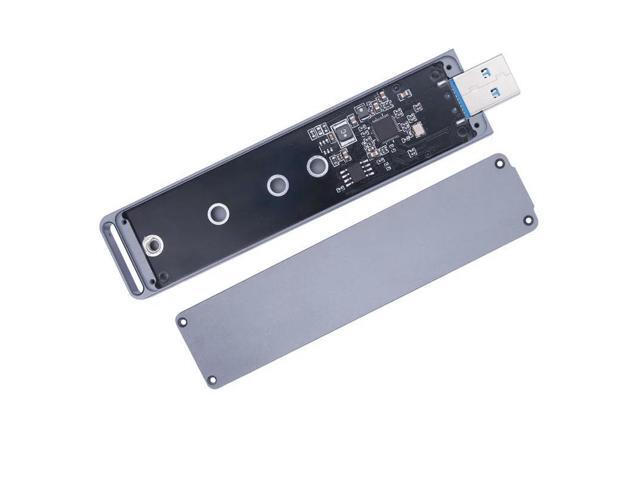 M2 SSD Case Adapter Enclosure - Aluminium M.2 Box for B+M Key NGFF SATA SSDs