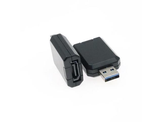 ABS Material USB 3.0 to SATA Adapter/USB 3.0 to eSATA Converter Connectors with JM539 Chipset Hot Swappable