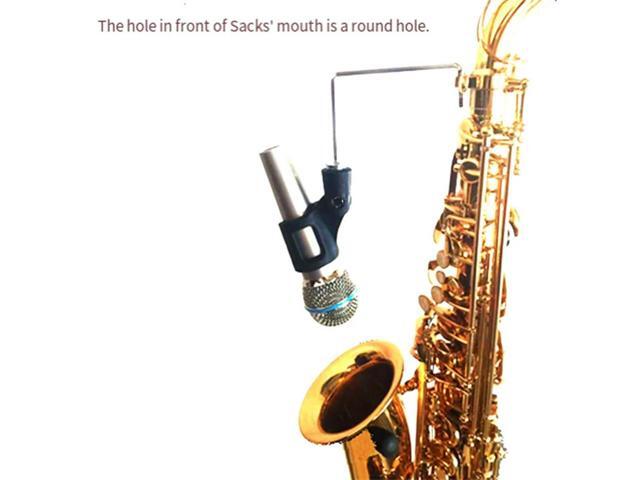 Saxophone Microphone Clip Universal Holder Clamp Mount For Sax For Live Performances And Studio Recordings