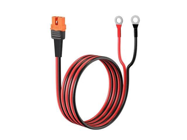 XT60I Cable O Ring Terminal Connector- For RV Boat Lithium Systems And Backup Power Applications(12AWG)