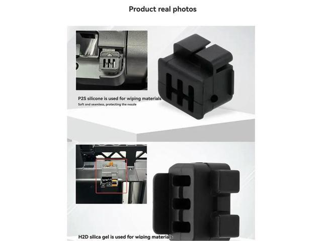 For P2s For Print Improvement Accessories- High-Temperature Resistant Silicone Nozzle Wiper Brush(15Pcs)