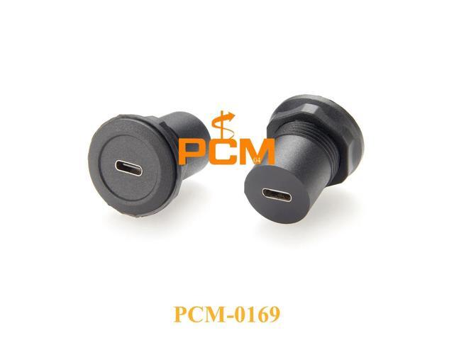 USB 3.1 C Coupler 10Gbps PD100W Extender Panel Flush Mount Jack Socket Type-C Female to Female Data Charging Connector Converter