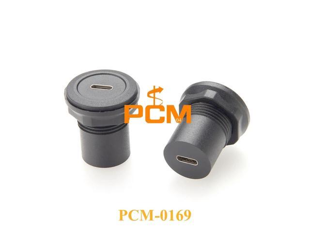 USB 3.1 C Coupler 10Gbps PD100W Extender Panel Flush Mount Jack Socket Type-C Female to Female Data Charging Connector Converter