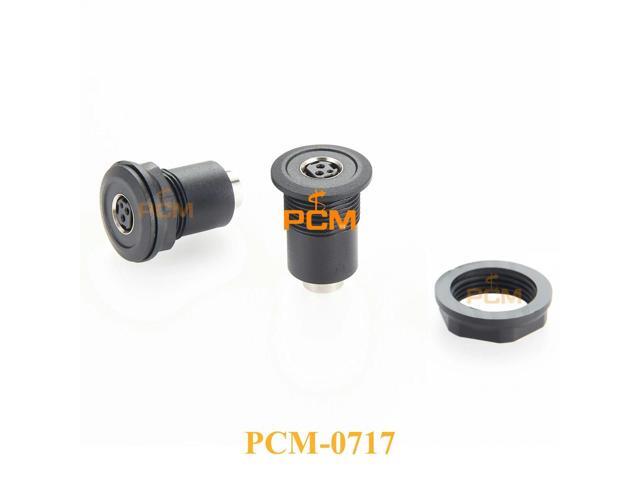 Power DIN 3 Pin Connector Round Panel Mount Female Coupler Dash Mount for Industrial Power Supply Compatible with Weidmüller