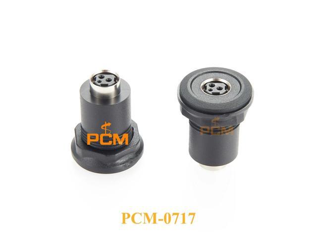 Power DIN 3 Pin Connector Round Panel Mount Female Coupler Dash Mount for Industrial Power Supply Compatible with Weidmüller