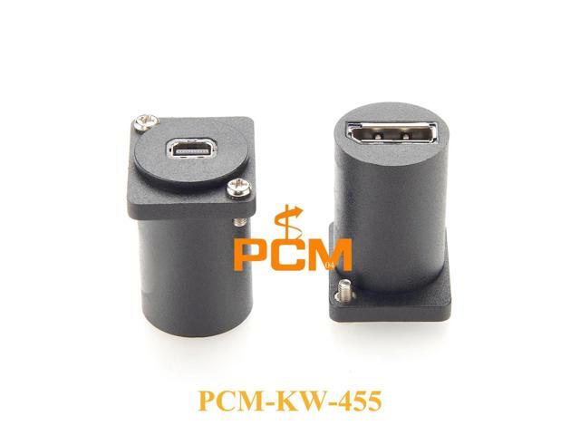 4K Mini DP Displayport 1.2 Adapter Converter 4K@60Hz DP to Mini DP female to female flush mount panel Connector Extender PC TV