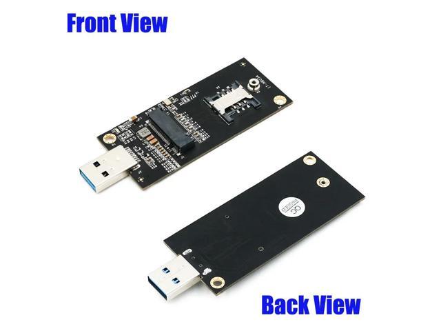 M.2 USB adapter M2 NGFF B Key to usb 3 3.0 converter USB3 hub Expansion Card with SIM 8pin Card Slot for 3G/4G/5G Module