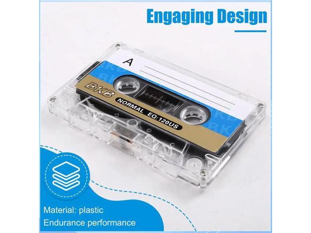 Blank Cassette Tapes 60-Minute 4Pcs For Teaching DIY Party Messages Speech Music And Tape Recorder Collections