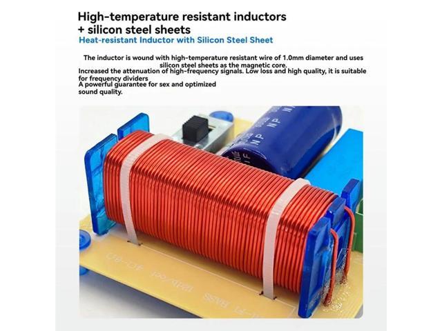 1-Way Speaker Audio Frequency Divider 65-1000Hz 120W Hifi Crossover Filter Module Home Theater Audio Modification