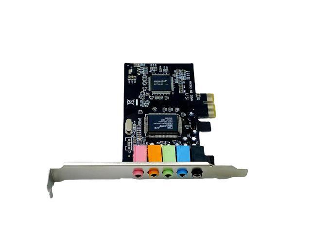 CMI8738 PCIe 5.1 Channel Audio Card Internal PCI Express Surround Sound Controller Adapter for PC Desktop 10