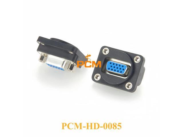 DB15 15Pin VGA Female to Female Gender Changer panel Adapter RS232 Serial plug Com Connector for Neutrik NADB15FF, EHHD15FFB