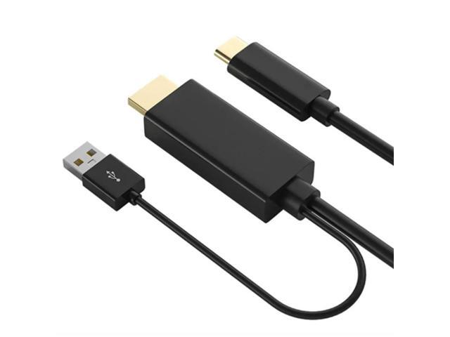 4K@60Hz 6FT, HDMI 2.0 Input to USB Type C Output Display Converter, USB Powered, Compatible with Xreal Air, Nreal Air, Steam