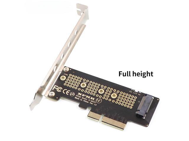 M.2 NVME To PCIe 4.0 3.0 SSD Adapter, 64Gbps PCIe 4.0 Expansion Card PCI-E GEN4 GEN3 Full Speed with Aluminum Heatsink