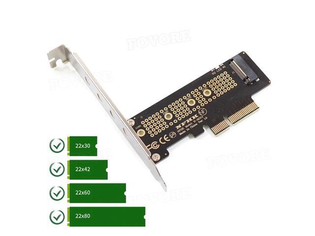 M.2 NVME To PCIe 4.0 3.0 SSD Adapter, 64Gbps PCIe 4.0 Expansion Card PCI-E GEN4 GEN3 Full Speed with Aluminum Heatsink