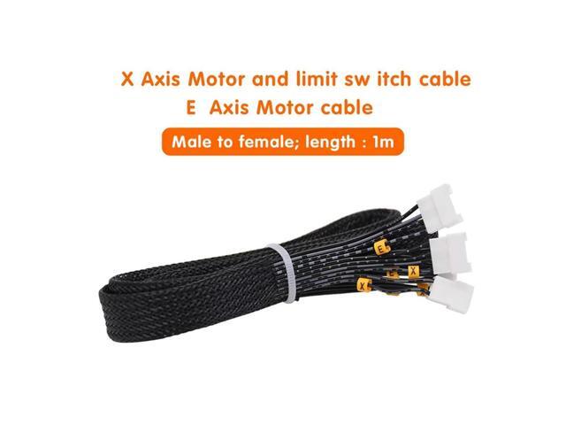 X/Y/Z/E Axis Motor And Limit Switch Extension Cable Filament Detector Length 1M For Ender 3 Ender 5 CR10 3D Printer