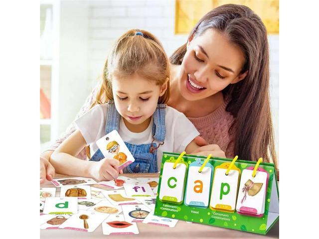 Kids English Educational Flash Cards 129Pcs Sight Words List Vocabulary Building High Frequency Words Teaching Tool For Tea