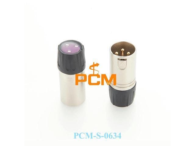 DMX 512 Signal Tester XLR 3-Pin Line Tester, DMX 512 Signal Line Fault Test Tool, for stage light signal test