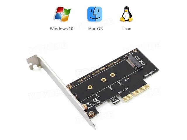 PCIe To NVMe Adapter 64Gbps M.2 Ssd Gen4 PCIe 4.0 X4 X8 X16 Expansion Card for Desktop with Aluminum Heatsink