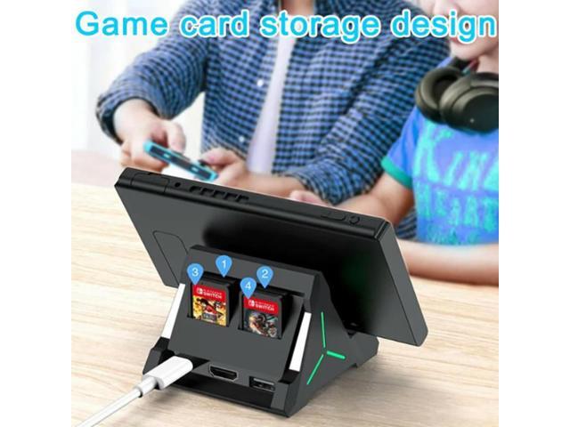 Charging Dock for Nintendo Switch and Switch OLED, TV Dock with 4 K HDMI and USB-C PD Power Station with USB 3.0 Ports