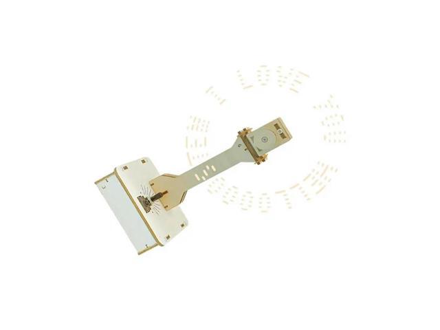 Science Experiment Kit DIY Wooden POV Rotating LED Display Electronic Project Kit Assembling Wood Rotating Display