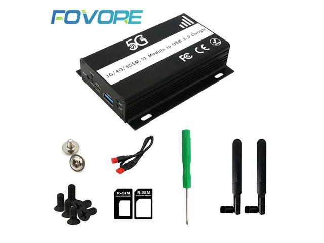 M.2 to USB 3.0 Adapter Antenna USB to 3 M2 B Key NGFF Converter with SIM Card Slot 3G / 4G / 5G LTE Module