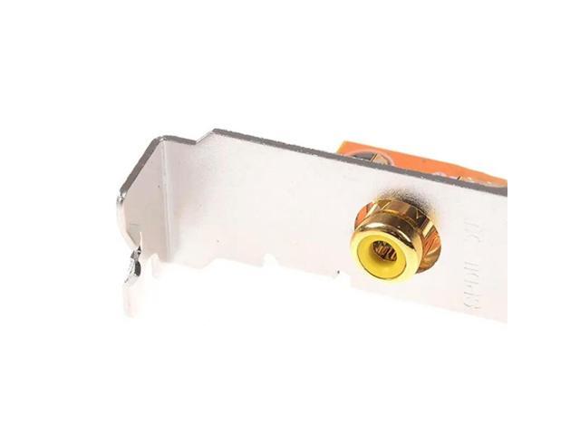 For PC Motherboard For PC Motherboard SPDIF Optical And RCA Out Plate Cable Bracket