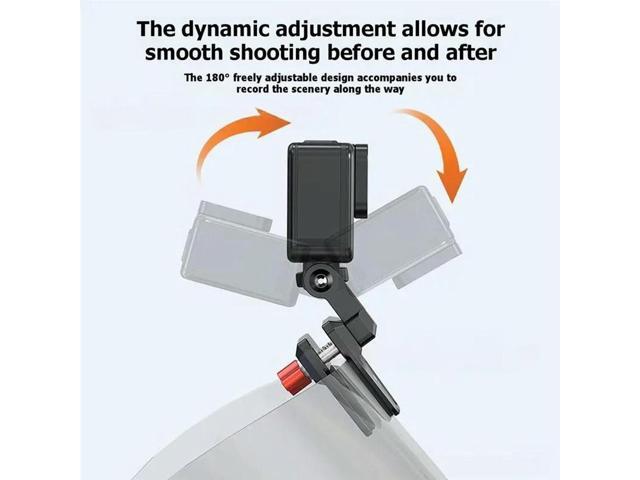 For Gopro Action Camera Clip Bracket Windshield Clamp Mount Holder Motorcycle Accessories