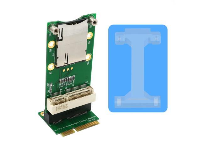Mini PCI-E Adapter with SIM Card Slot(Vertical installation) for 3G/4G,WWAN LTE,GPS card