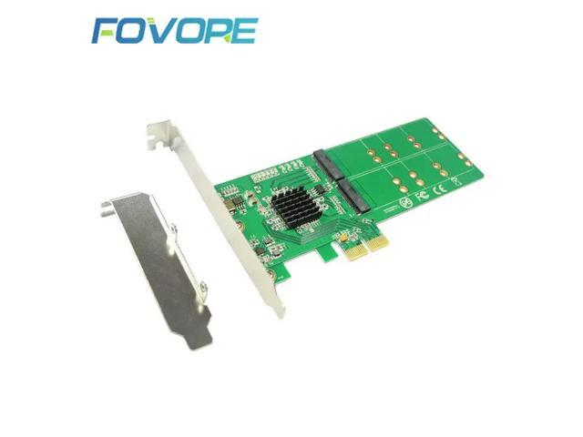 High-Speed PCI Express M2 Adapter PCIE M2 SATA Adapter for B Key M.2 SSDs