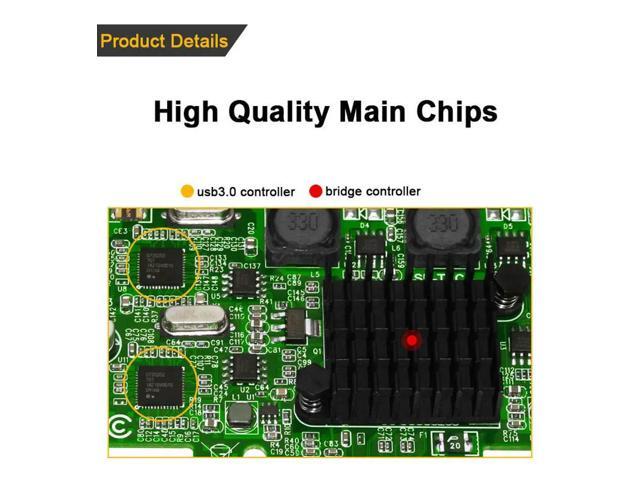 USB 3.0 PCIE Card 4 Port USB3 5Gbps Dual Channel PCI-E to USB 3 Expansion Card Adapter For Desktop Computer Compontens
