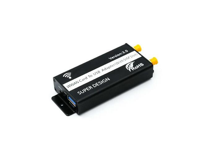 M.2 to USB 3.0 Adapter Antenna B Key NGFF Card Converter with SIM Card Slot for Micro SIM NANO SIM 3G 4G 5G Module