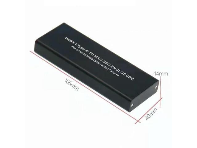 SSD Case for MacBook Air/Pro Retina 2013-2015/2016: Hard Disk Box for A1466 A1465 A1398 A1502 with USB 3.0