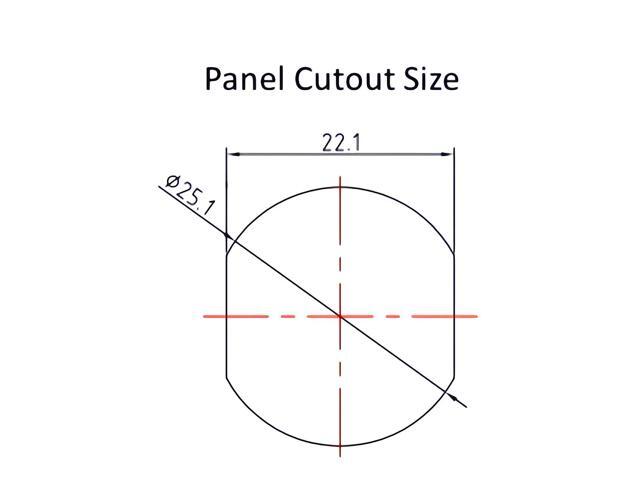 Shielded 7/8' 4 Pin Feedthrough Circular Connector Power Supply Male to Female Control Box Panel mount enclosure Adapter