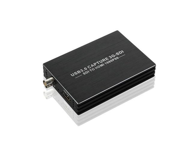 3G-SDI to USB 3.0 Video Capture Card, 1080P 60fps SDI Grabber Dongle, HD Recorder Adapter for OBS Live Streaming