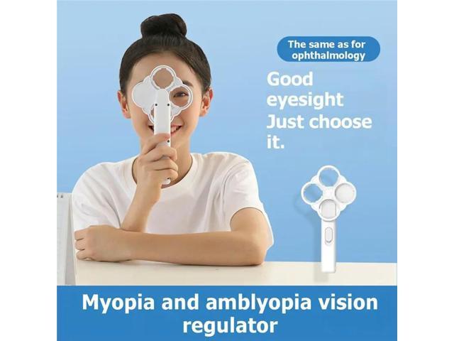 AIST Top Semi-Automatic 4 Lens Plastic Optical Flip Eye Trainer Ophthalmic Holder BP1.0 Occluder