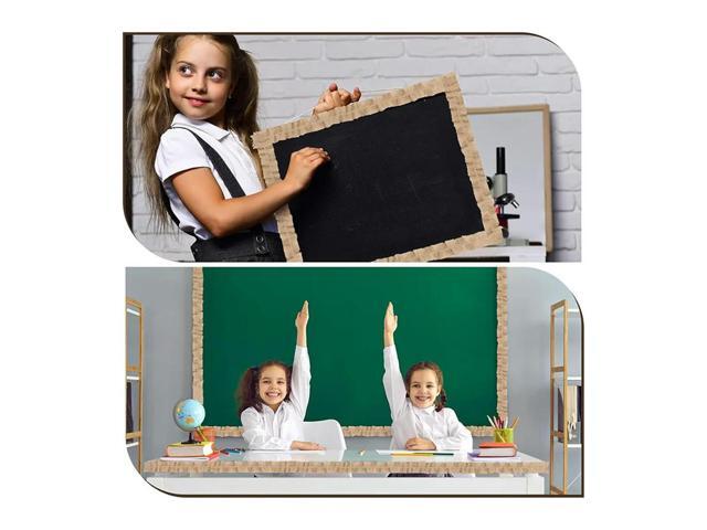Ruffled Bulletin Board Border Strips- 6 Rolls For Classroom For Farmhouse Decor In Burlap Style