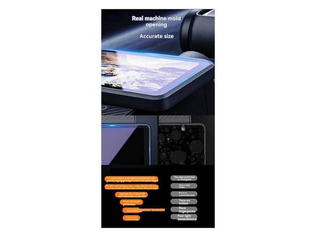 9H Tempered Glass Screen Protector Kit For Pocket 3 High Durability Dust-Free Film For Pocket 3 Camera Accessories