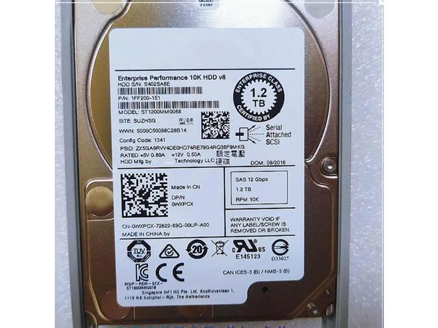 0WXPCX WXPCX ST1200MM008 1.2TB 10K 12G 2.5 SFF SAS Hard Drive HDD
