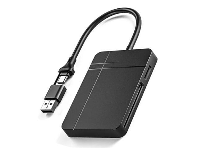 4-In-1 Memory Card Reader USB A/USB C To MS TF SD Card Reader For Laptop Android Phone OTG Adapter