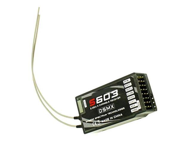For Model Aircraft 2.4Ghz 6 Channel Mkron DSM2 S603 RC Receiver For Transmitters Dx6i DX7 DX8 JR DSX7 DSX9