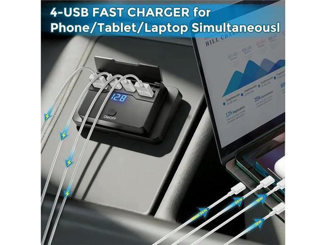 Dual PD 36W& Dual QC3.0 18W 108W 12V USB Outlet Panel 2 Pack, For Car, RV, Truck, Boat, Bus, Marine, ATV