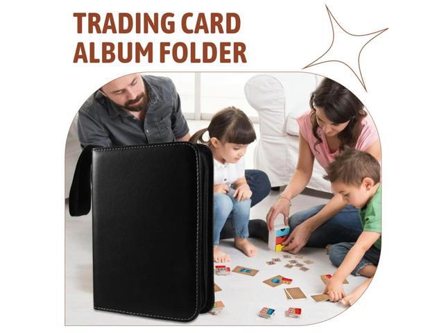 4 Pocket Double Sided Card Binder Abulm Top Loaders Binder For Game/Football/Baseball Card
