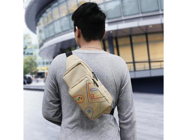 For Switch OLED For NS Chest Shoulder Bag With Handle Multifunctional Crossbody For Gaming Accessories