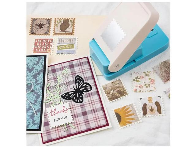 1.5X1.5' Large Square Stamp Punch, Card Making, Junk Journaling And DIY Paper Crafts - Stamp Puncher