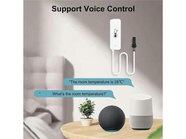 External Probe For Tuya Zigbee Temperature Humidity Sensor For Life App Alexa Google Assistant Works For Freezer Fish