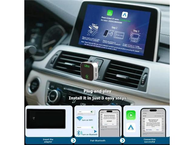 K15 2 In 1 For Carplay Box USB Dongle Adapter For Android Auto Wired Connection For Carplay To Plug