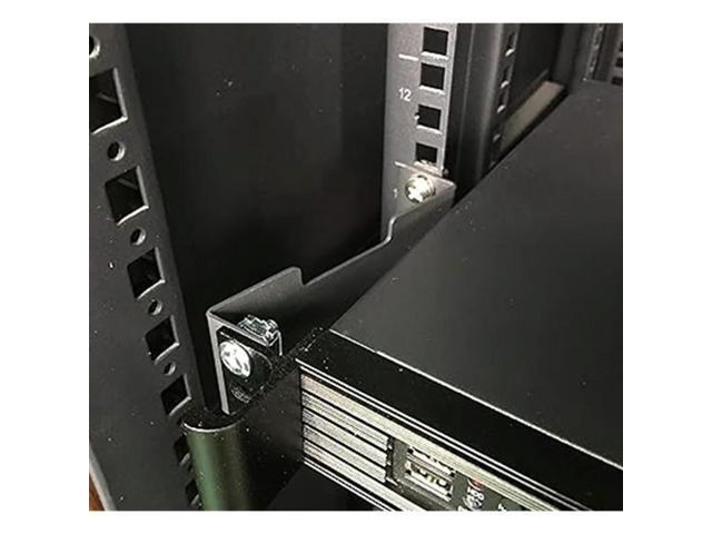 Rack Mount Adapter Kit-1U For Network Rack-Deep Reccessed 4-Inch/10 Cm Extender For Server Rack Depth Space