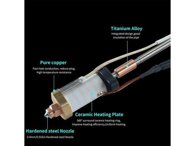 For Creality Hi Combo Upgraded Hotend Kit Hardened Steel All-In-One Nozzle High Temperature Resistant And Fast Printing